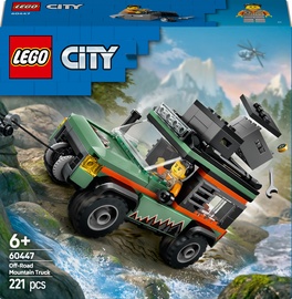 Konstruktor LEGO® City Off-Road Maastiku 4x4 mägiveok 60447, 221 tk