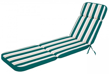 Подушка для стула Hobbygarden Niko Oxford NIKZBP9, белый/зеленый/бежевый, 191 x 57 см