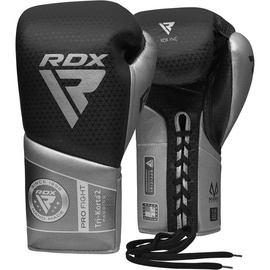 Боксерские перчатки RDX Tri-Korta 2 BGM-PFTK2S, серебристый, 8 oz