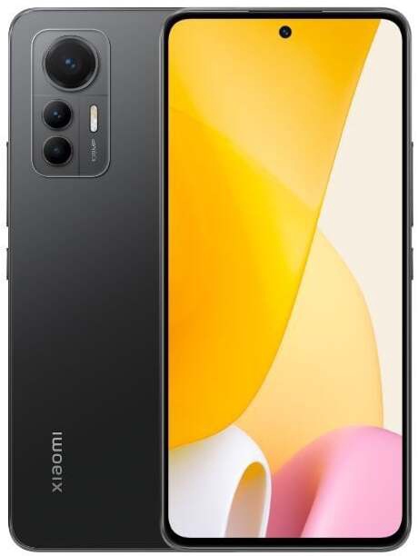 Mobiiltelefon Xiaomi 12 Lite, must, 6GB/128GB