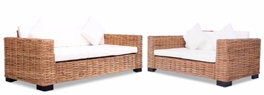 Välimööbli komplekt VLX Sofa Set Natural Rattan 274769, pruun, 1-5 istekohta