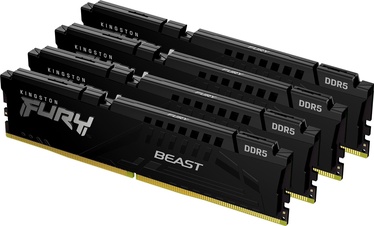 Operatīvā atmiņa (RAM) Kingston Fury Beast, DDR5, 128 GB, 5200 MHz