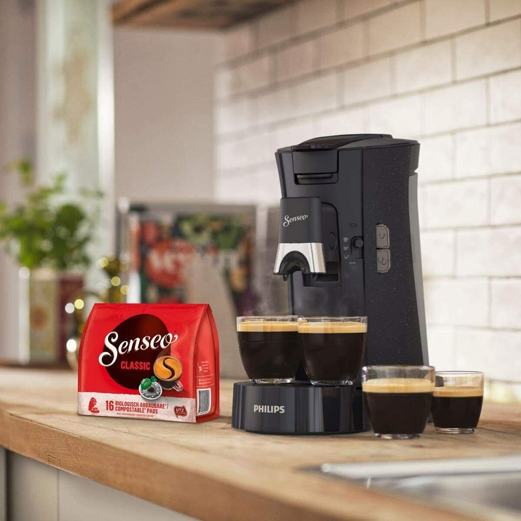 Капсульная кофемашина Philips Senseo Select CSA240/20, черный