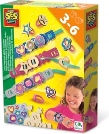 Набор для изготовления украшений SES Creative Easy Rings And Glitter Bracelets 14028S, многоцветный