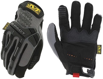 Рабочие перчатки перчатки Mechanix Wear M-PACT®, для взрослых, искусственная кожа, серый, M