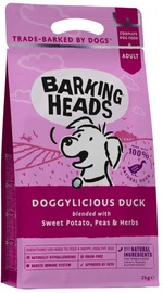 Sausā suņu barība Barking Heads Doggylicious Duck BDK2, pīles gaļa, 2 kg