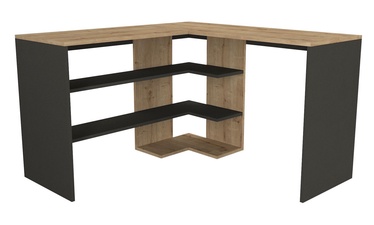 Galds Kalune Design Stylo, brūna/antracīta (bojāts iepakojums)