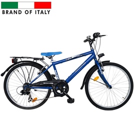 Велосипед Carratt MTB, универсальный, синий, 24″ (поврежденная упаковка)