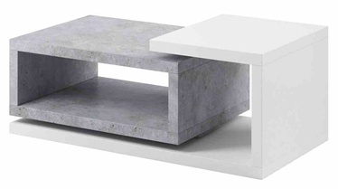 Kohvilaud Helvetia Bota 97, valge/hall, 120 cm x 60 cm x 47 cm