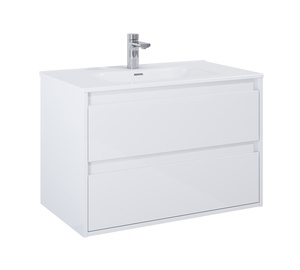 Шкаф для раковины Masterjero Desi Plus, белый, 45.6 см x 80 см x 53 см
