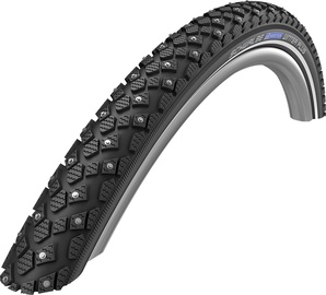 Velosipēda riepa Schwalbe Marathon Winter Plus HS 396 Perf Wired 35-622 Reflex, gumija, melna, 28", 1.35"