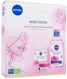 Sejas kopšanas līdzekļu komplekts sievietēm Nivea Rose Touch, 450 ml, sievietēm