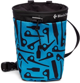 Magnezijos maišelis Black Diamond Gym Chalk Bag, mėlyna/juoda, M/L