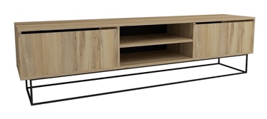 TV-laud Kalune Design Escape 180, must/hele pruun, 180 cm x 40 cm x 50 cm