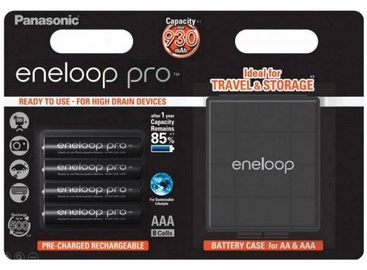 Uzlādējamās baterijas Panasonic Eneloop Pro, AAA, 930 mAh, 4 gab.