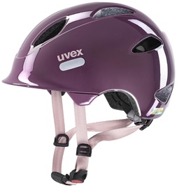 Шлемы велосипедиста детские Uvex Oyo Cloud, розовый/фиолетовый, 46-50