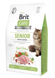 Sausā kaķu barība Brit Care Senior Weight Control, 0.4 kg