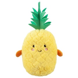 Mīkstā rotaļlieta PMS Softlings Pineapple Food, dzeltena/zaļa, 16 cm