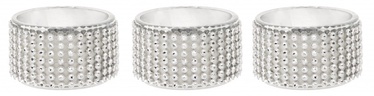 Svečturis 4Living Diamonds 296247, stikls/čuguns/akrila, Ø 5.5 cm, sudraba