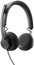 Vadu austiņas Logitech Zone 750, melna
