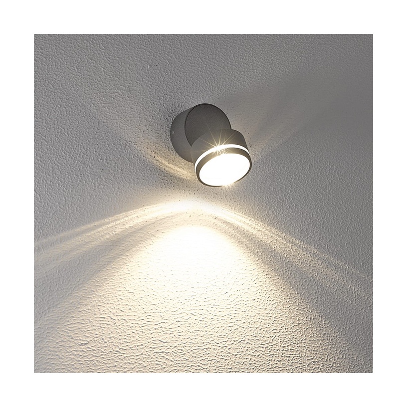Valgusti lagi ja seinad CristalRecord, 4000°K, LED, antratsiit