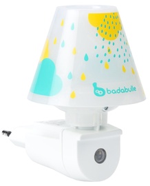 Öölamp Badabulle Nightlight, sinine/valge