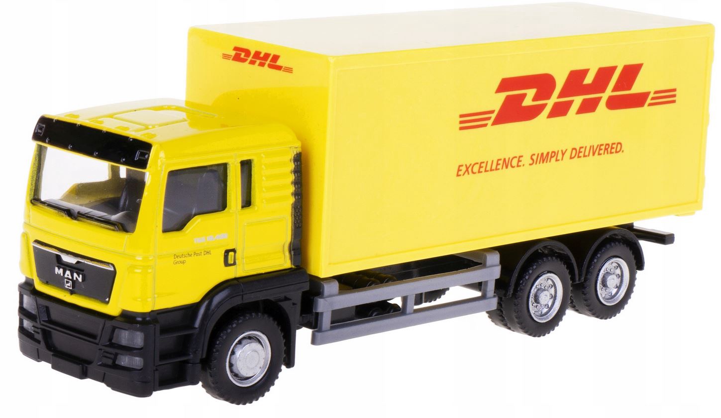 Игрушечный грузовик Daffi Delivery DHL 512573, желтый - 1a.lt