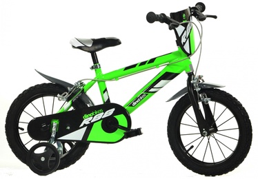 Детский велосипед Dino Bikes R88, белый/черный/зеленый, 11" (27 cm), 16″