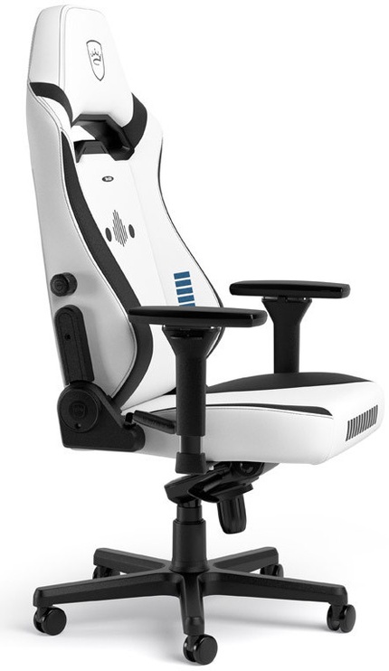 Mänguri tool Noblechairs Hero ST Stormtrooper Edition, 55 x 57 x 129 - 137 cm, valge/must