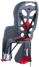 Детское кресло для велосипеда HTP Fraach T, красный/антрацитовый, задняя