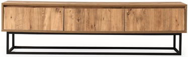 TV-laud Kalune Design Tılsım, must/mänd, 180 cm x 40 cm x 50 cm