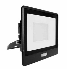 Prožektors V-TAC Floodlight, 50 W, 4000 lm, 4000 °K, IP65, melna