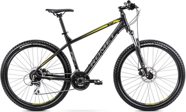 Велосипед горный Romet Rambler R7.2, 27.5 ″, 19" рама, черный/серый