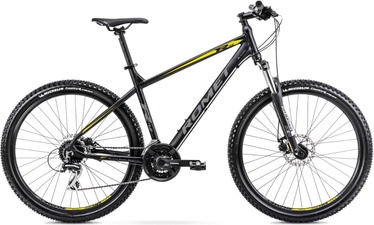 Velosipēds kalnu Romet Rambler R7.2, 27.5 ", 19" rāmis, melna/pelēka