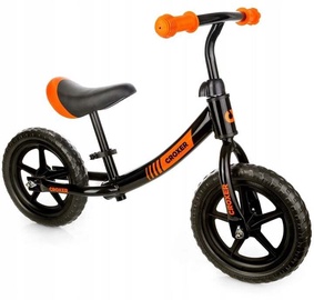 Balansinis dviratis Croxer Casell, juodas/oranžinis, 12"