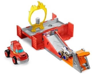 Automašīnu trase Fisher Price Nickelodeon Blaze And The Monster Machines Launch & Stunts Hauler