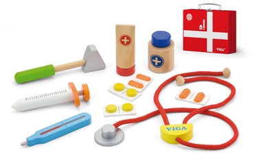 Žaislinis daktaro rinkinys VIGA Medical Kit 50530, įvairių spalvų