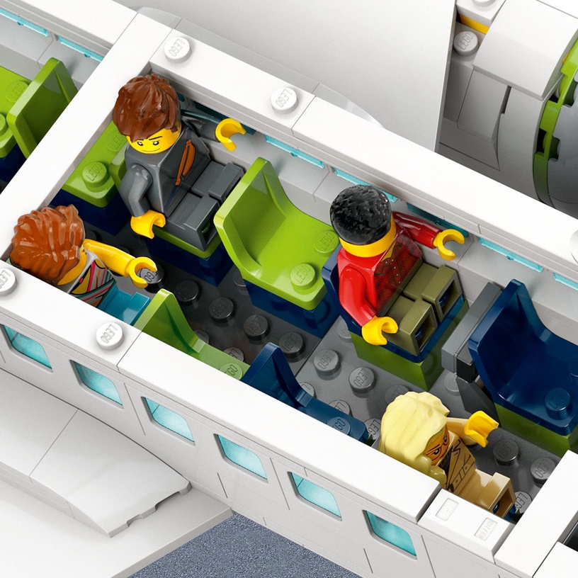 Konstruktors LEGO® City Pasažieru lidmašīna 60367, 930 gab.