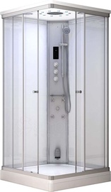 Dušas kabīne AMUE-AS1010, masāžas, kvadrātveida, 1000 mm x 1000 mm x 2170 mm