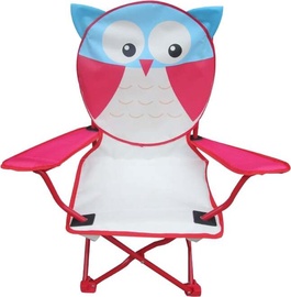 Sulankstoma turistinė kėdė Besk Owl, mėlyna/balta/rožinė
