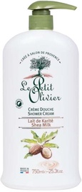 Dušas piens Le Petit Olivier Shea Milk, 750 ml