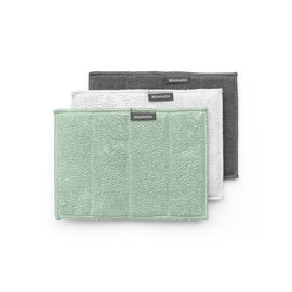 Губка, универсальная Brabantia, зеленый, микрофибра, 3 шт.