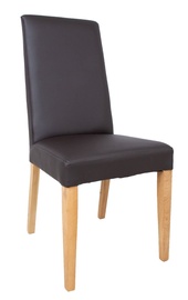 Ēdamistabas krēsls Home4you Pau 25425, matēts, brūna, 54 cm x 44 cm x 96 cm