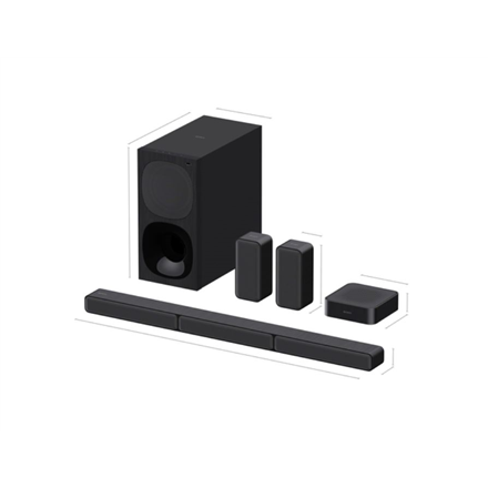 Soundbar sistēma Sony HTS40R, melna