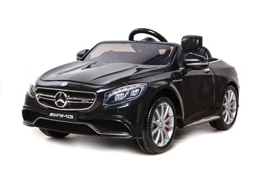 Bezvadu automašīna LEAN Toys Mercedes S63 AMG, melna