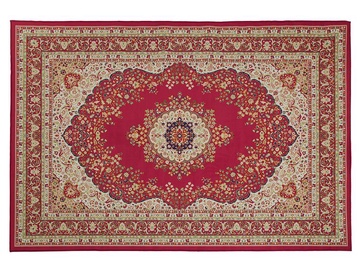 Ковер комнатные Beliani Karaman, белый/красный/бежевый, 200 см x 140 см