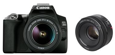 Зеркальный фотоаппарат Canon EOS 250D + EF-S 18-55mm III + EF 50mm STM