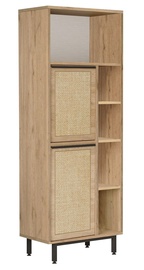 Шкаф Kalune Design ON10 B-SU, дубовый/ореховый, 35.5 см x 45.1 см x 160 см