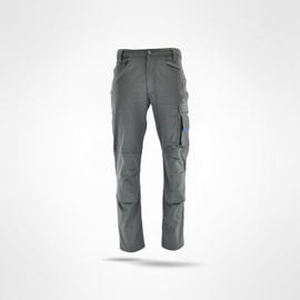 Рабочие штаны Sara Workwear Actiflex Actiflex, серый, полиэстер/шерсть/cпандекс, 58 размер