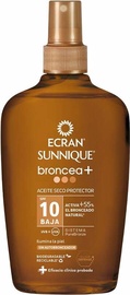 Apsauginis kūno aliejus nuo saulės Ecran Sunnique Broncea+ SPF10, 250 ml